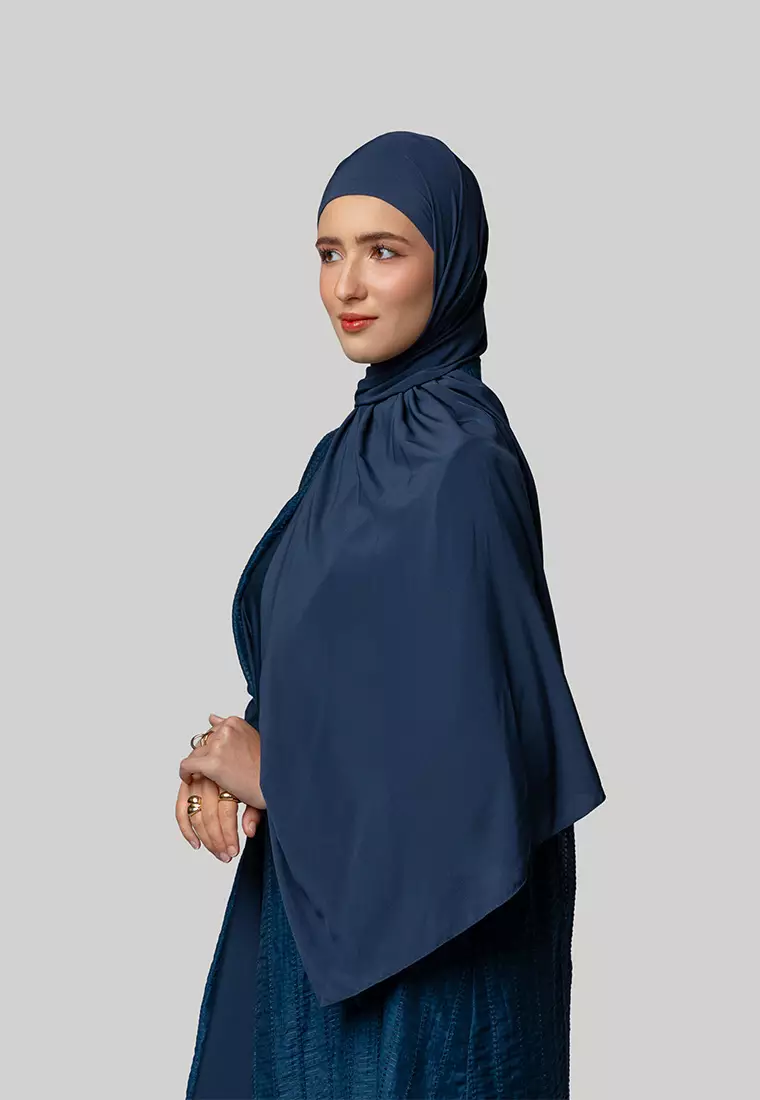 Kami Airlite Pashmina Instant Plain Navy
