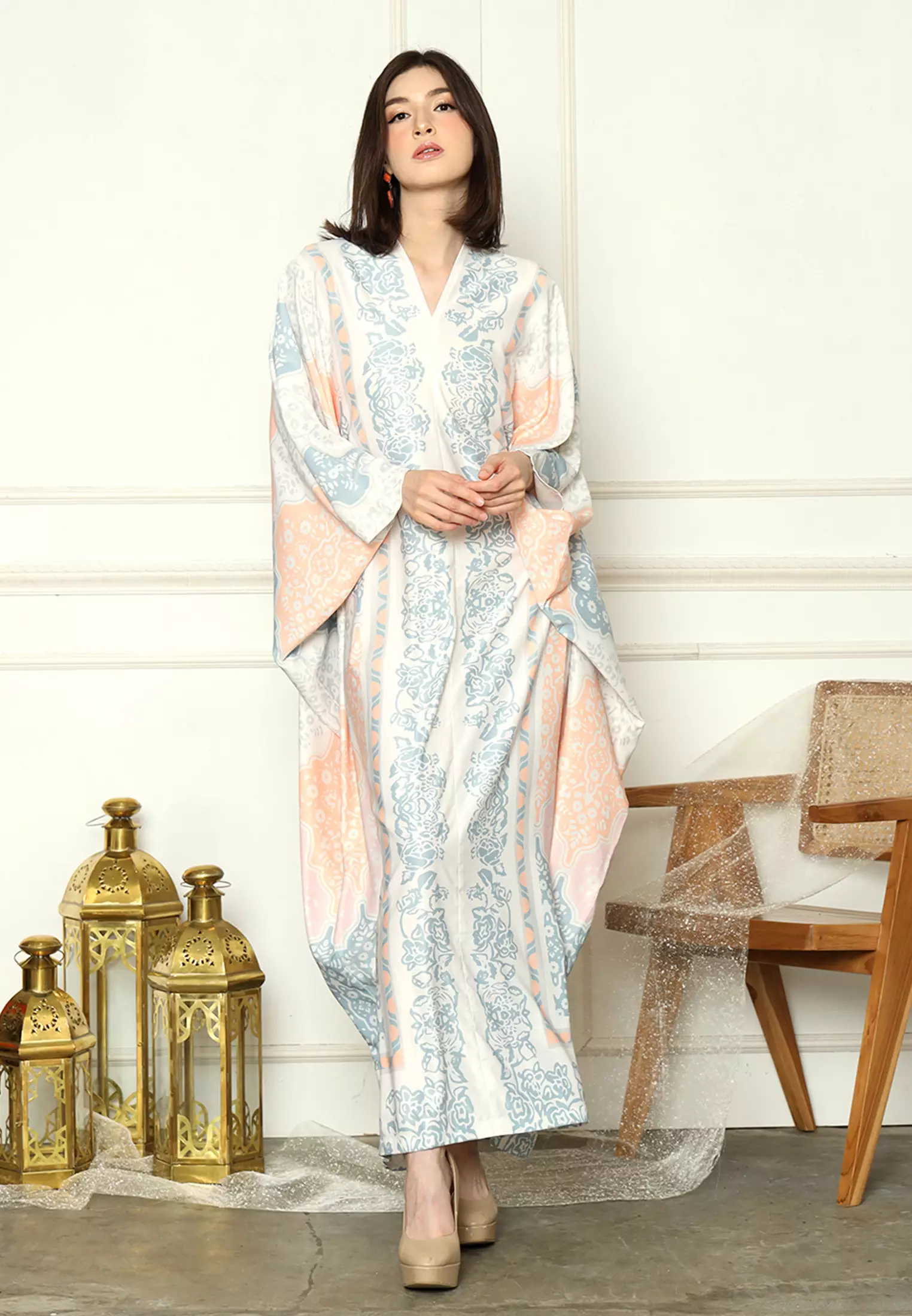 Kanzi Exclusive Long Sleeve Batik Kaftan