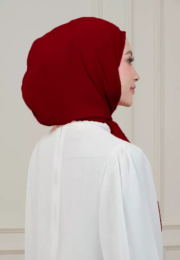 HIJAB INSTAN MAGNET SYIFA - MAROON