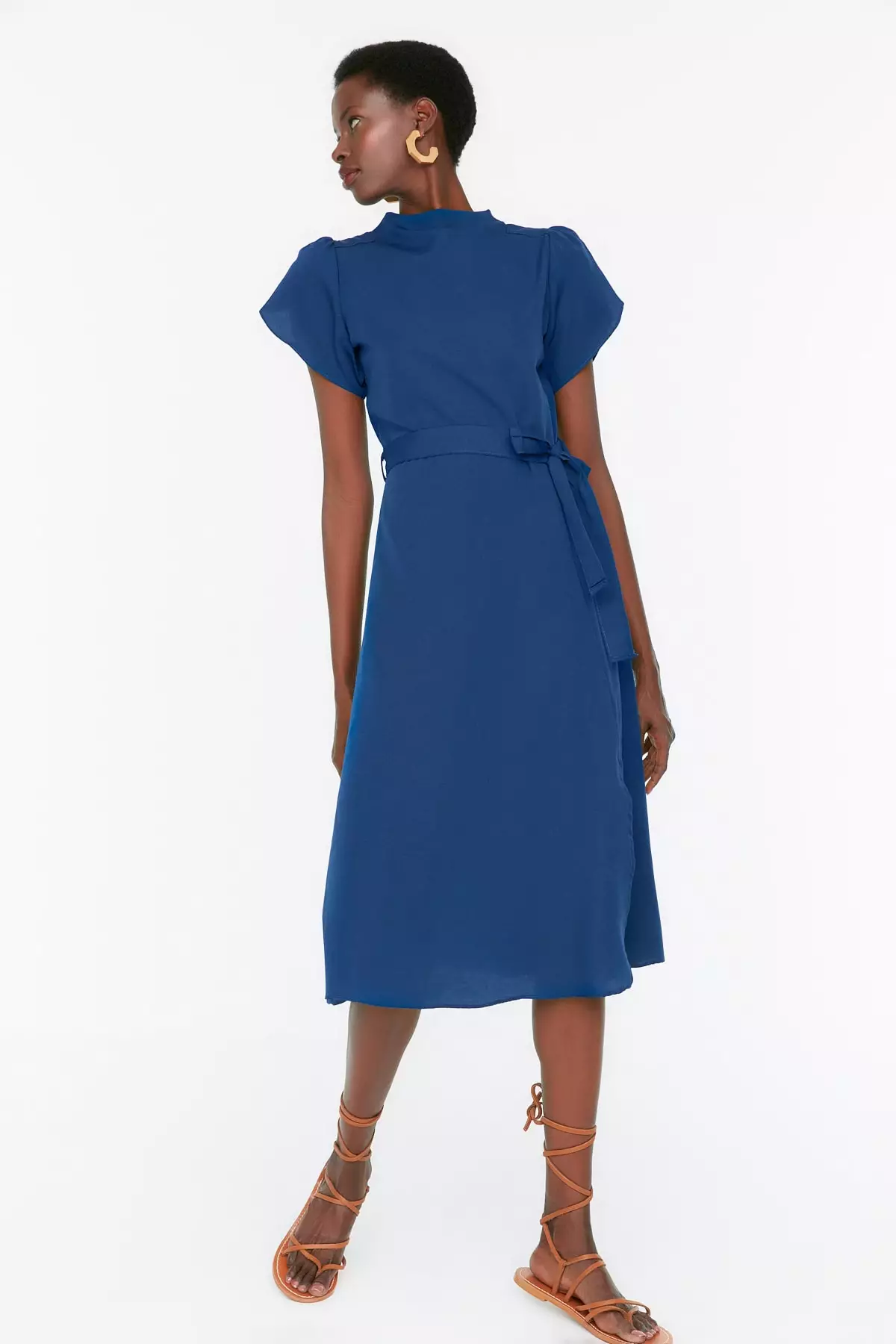 Belted Midi Dress