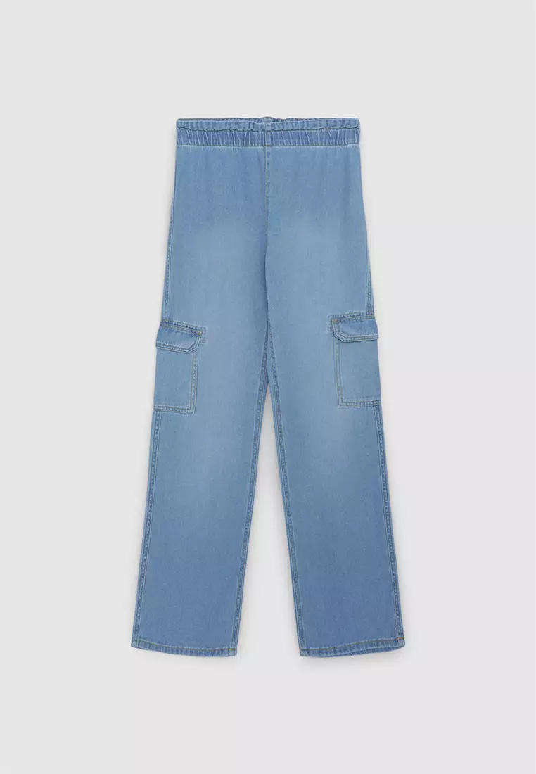 Kids Girls Long Pants Jeans