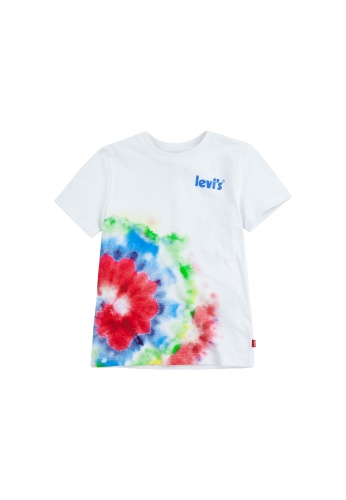 Levi's white Levi's Short Sleeve Graphic Tee (Big Kids) 01034KA8F36E70GS_1