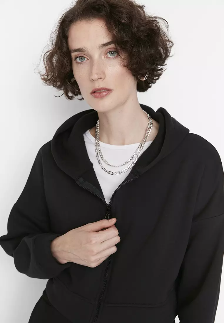 Zip Long Sleeves Hoodie
