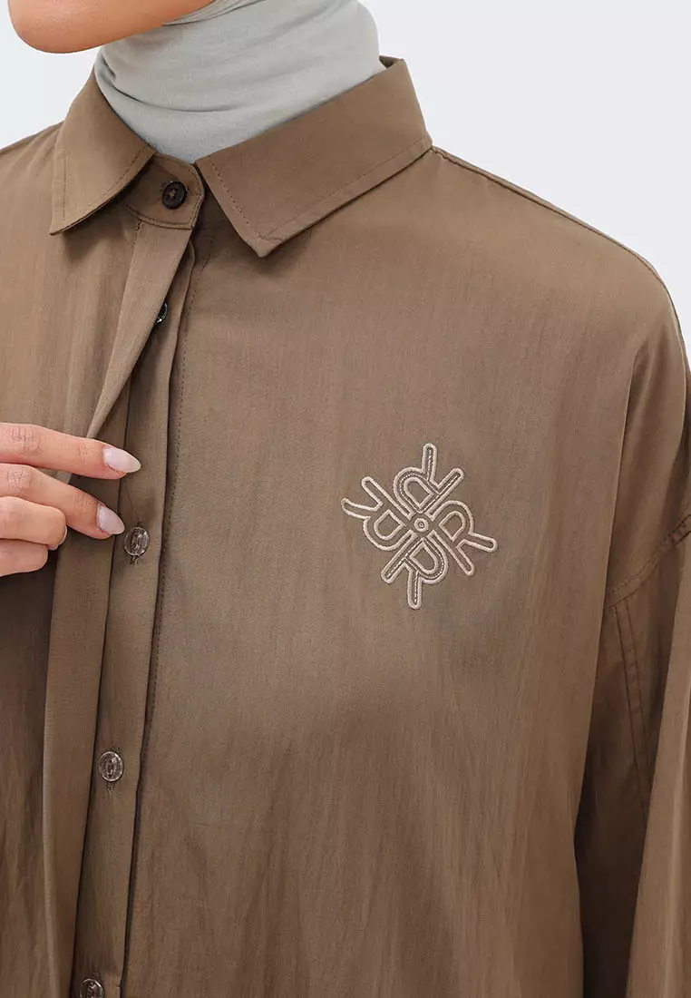 Ria Miranda Dark Olive Adina Shirt