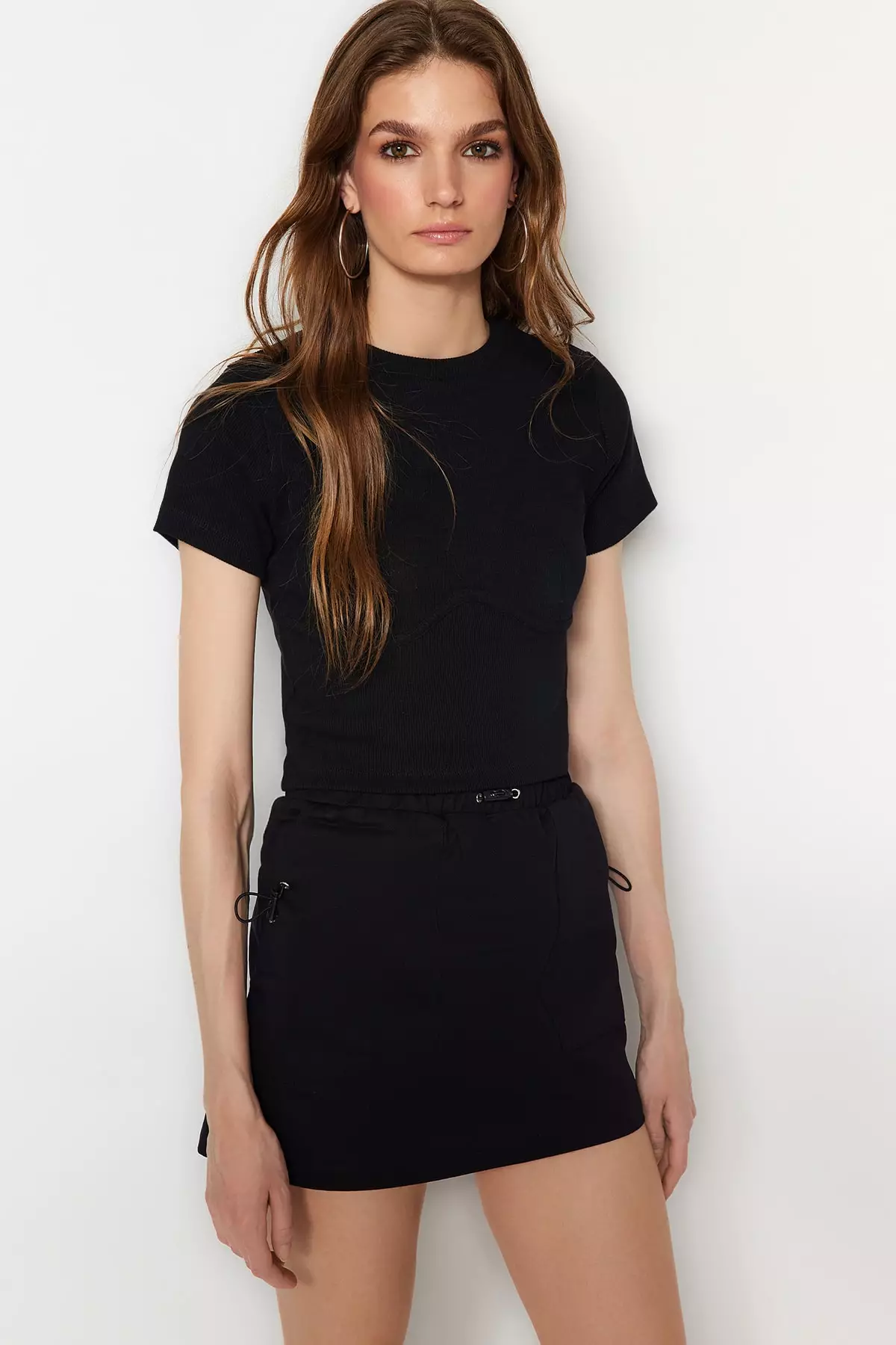 Ribbed Knit Crop Top