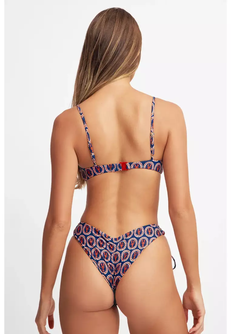 Sophia Scrunched Bikini Top / Lobsta