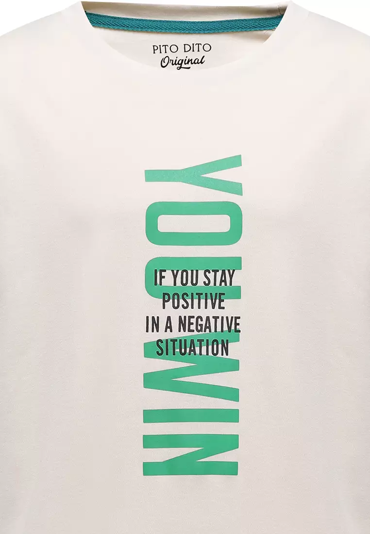 Pito Dito Boy Amedeo T-shirt Anak Cream