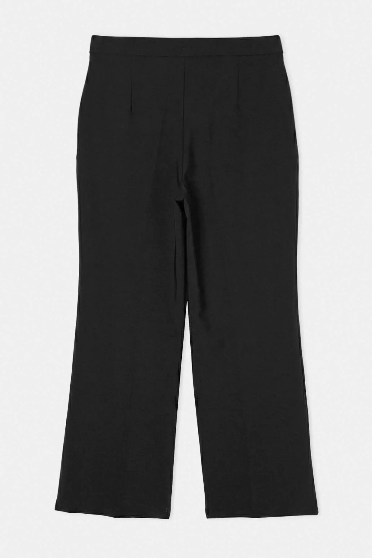 Black Exclusive Special Collection Plum Soft Button Wide Leg Pants Tbbss26Ar00057