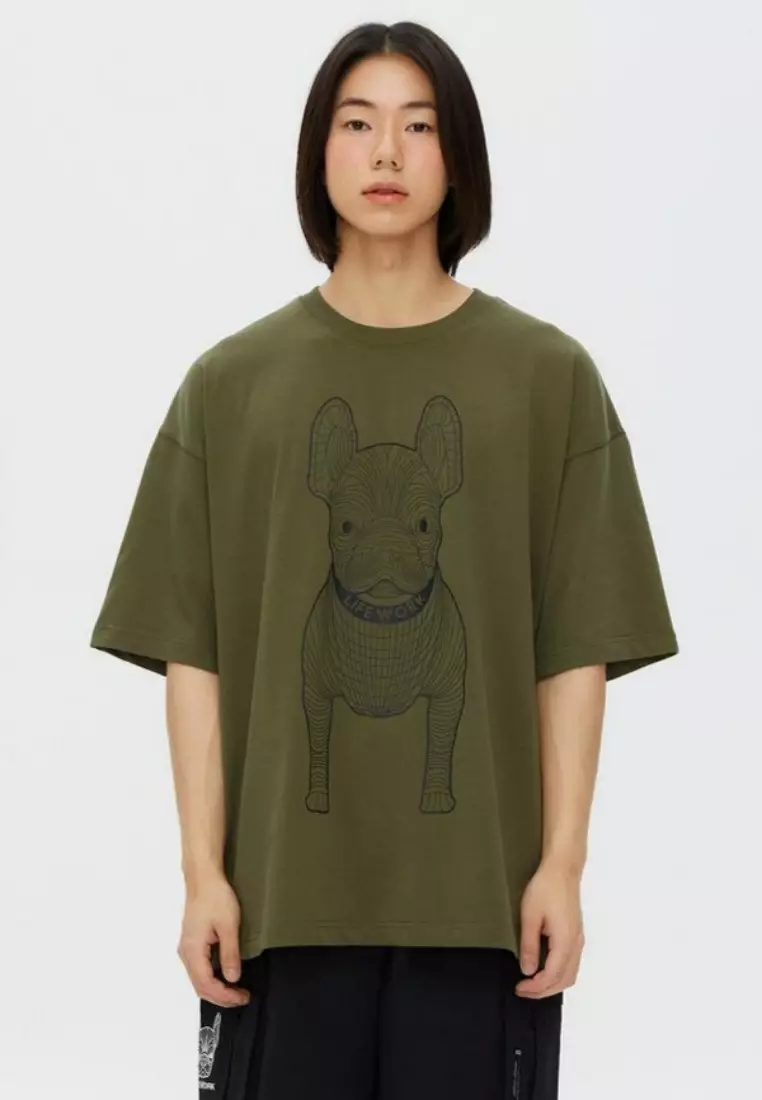 Big Radog Short Sleeve Tshirt - Khaki