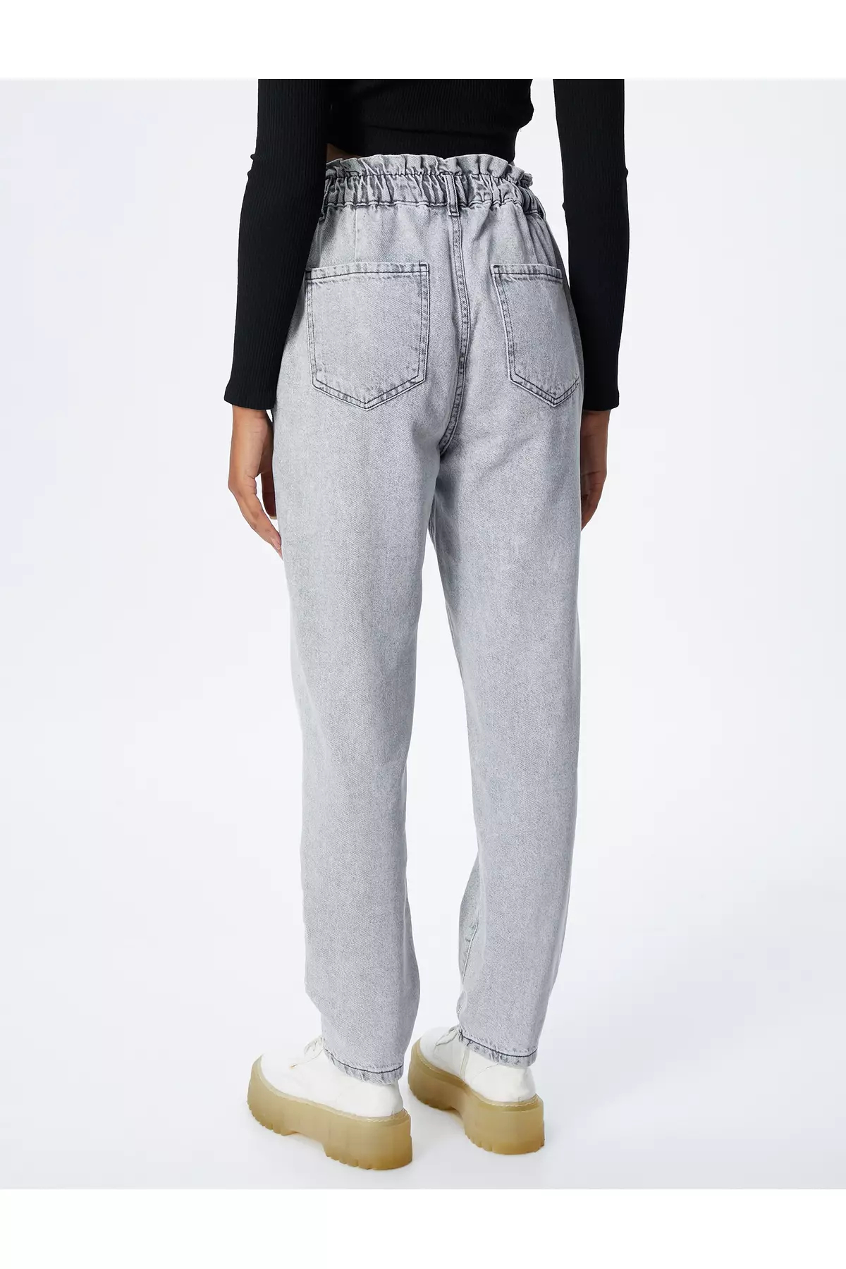 Buy KOTON High Waist Baggy Jeans 2025 Online ZALORA