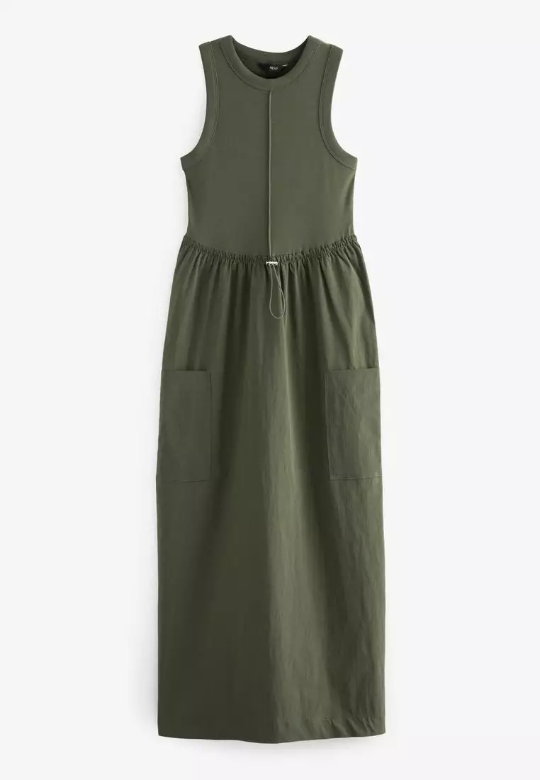 Sleeveless Cargo Dress