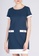 Paperdolls blue Zabrina Shift Dress With Contrast Front Decorative Pocket FECCDAA9EE1F6FGS_5