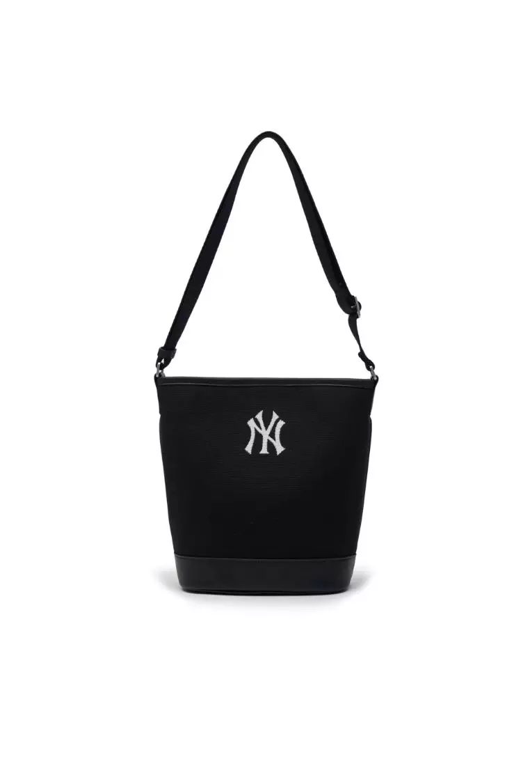 VARSITY JACQUARD CANVAS BUCKET BAG NEW YORK YANKEES