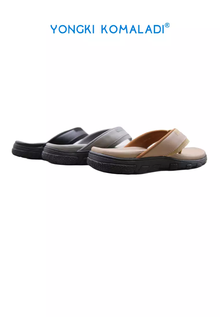 YONGKI KOMALADI SANDAL PRIA OL-ESRF480-24 CAMEL