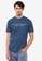 LC WAIKIKI blue Crew Neck Short Sleeve Printed Combed Cotton Men's T-Shirt 7C9B4AA6C0DA70GS_1