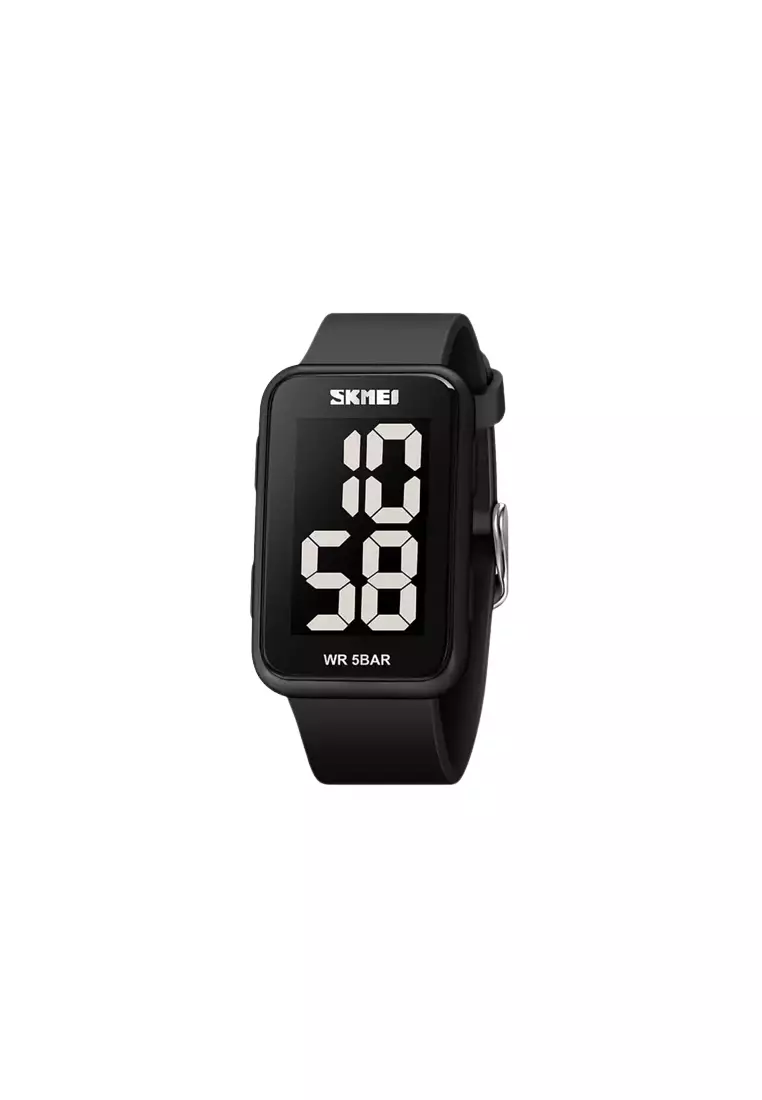 Jam Tangan Digital Pria Sporty Black ORIGINAL