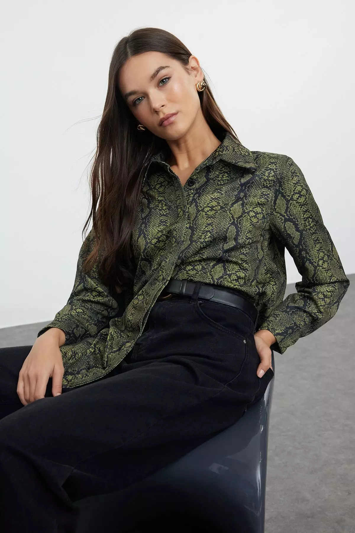 Snake Print Shirt