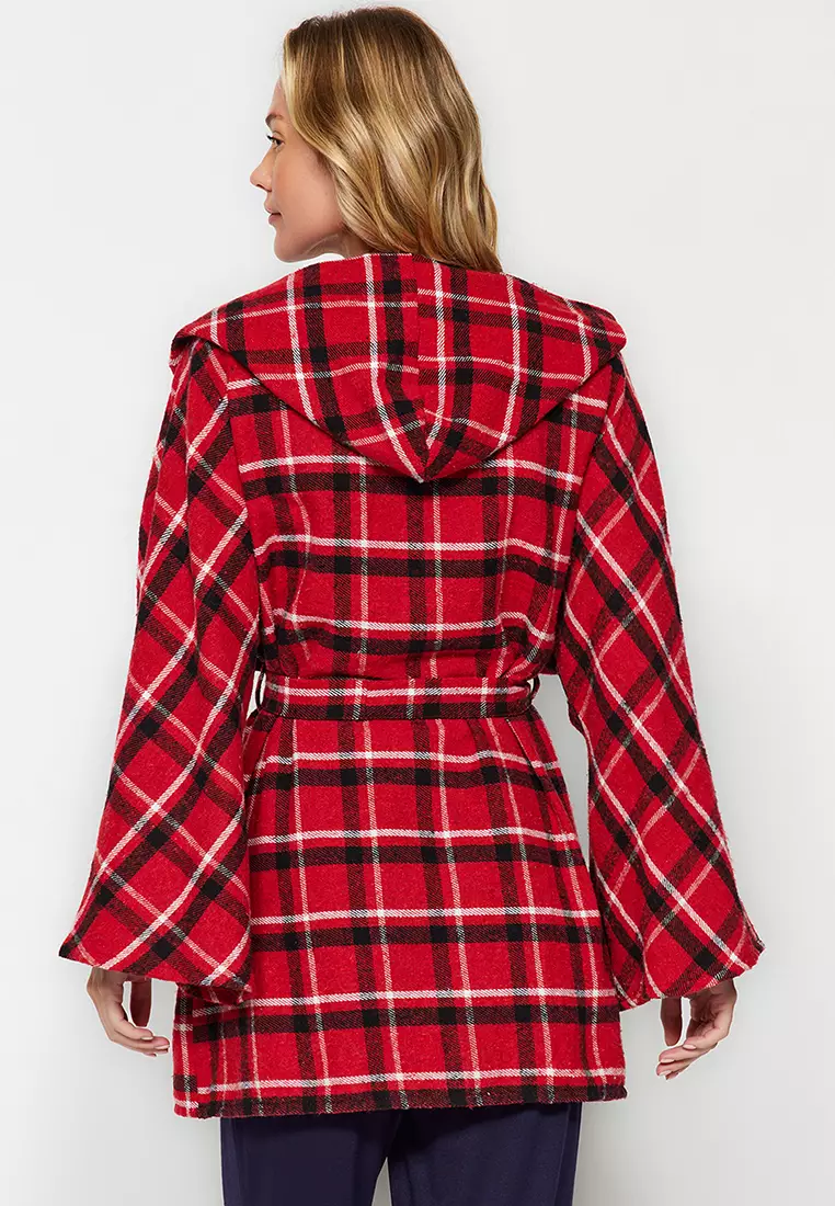 Checkered deals print jacket