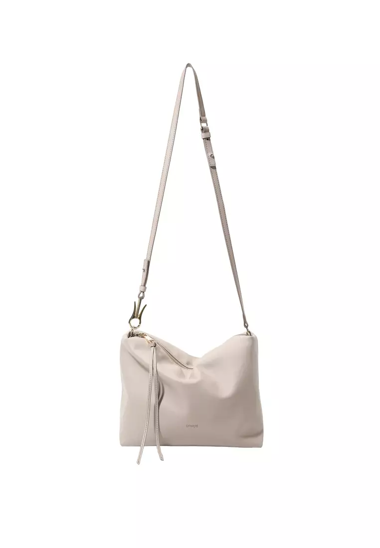 Clip Hobo Bag - Almond