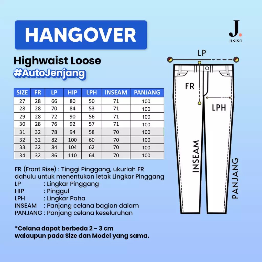 Highwaist Loose Jeans 819 HANGOVER