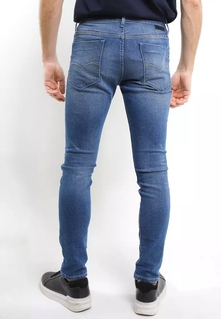 TRIPLE Celana Jeans Slim Fit Stretch