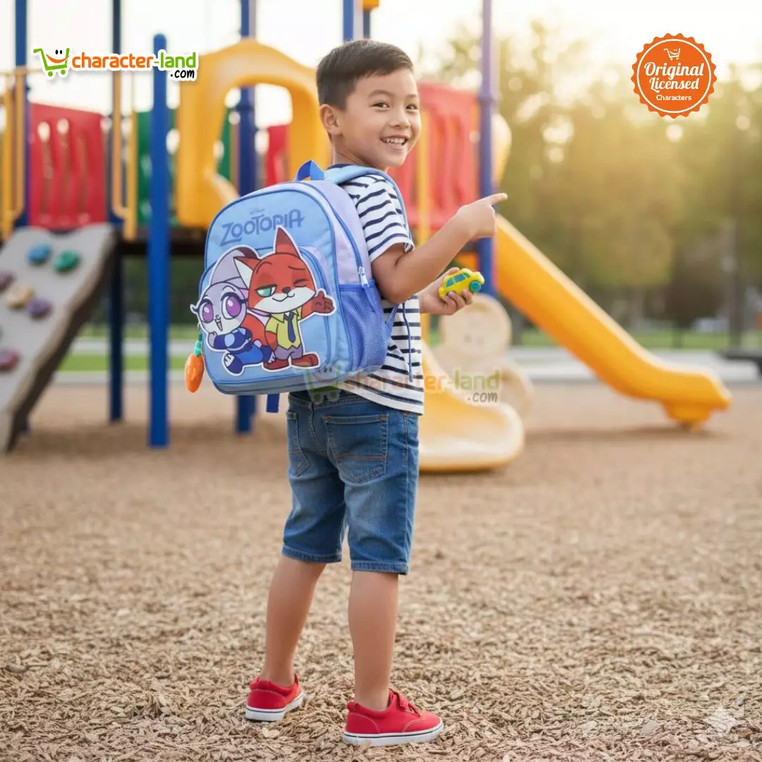 Tas Ransel Anak Sekolah Zootopia Original - Tas Punggung Judy Nick Lucu - 27x23 cm Type 2