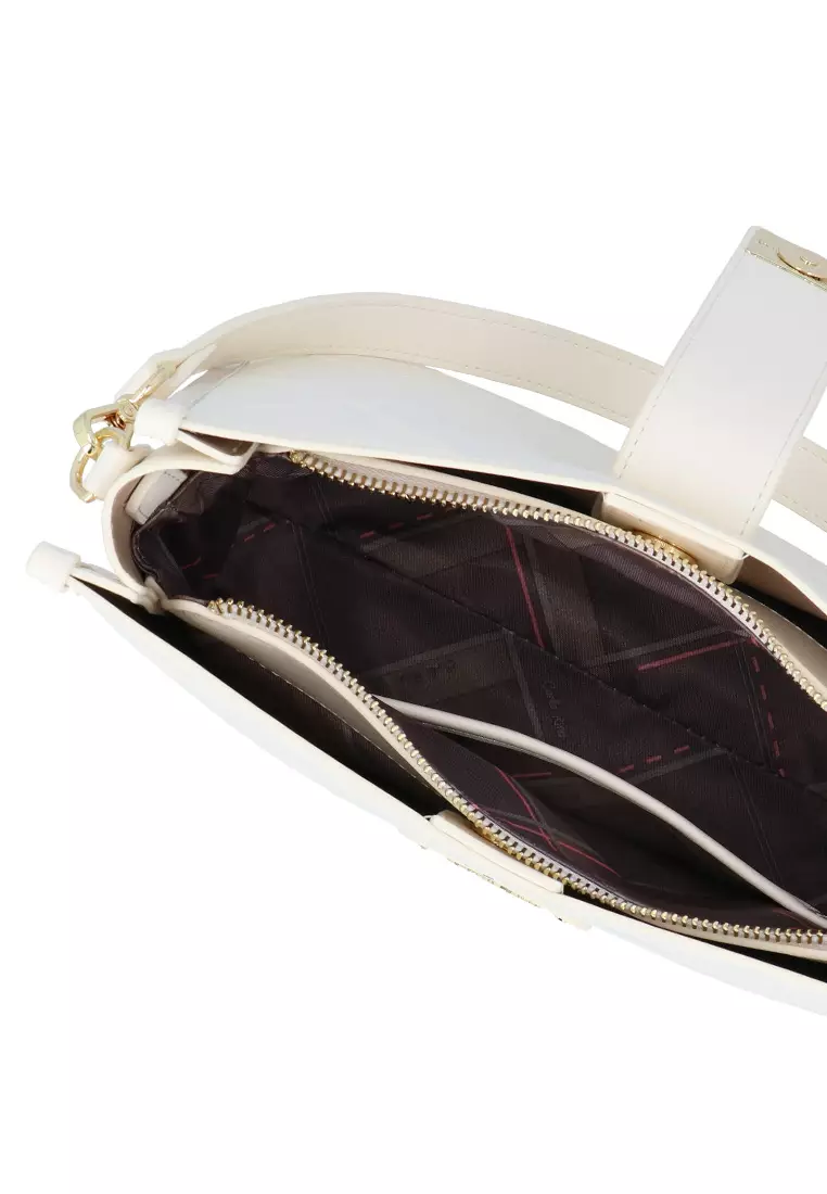 CR Lorena Woven Tote Bag - Beige