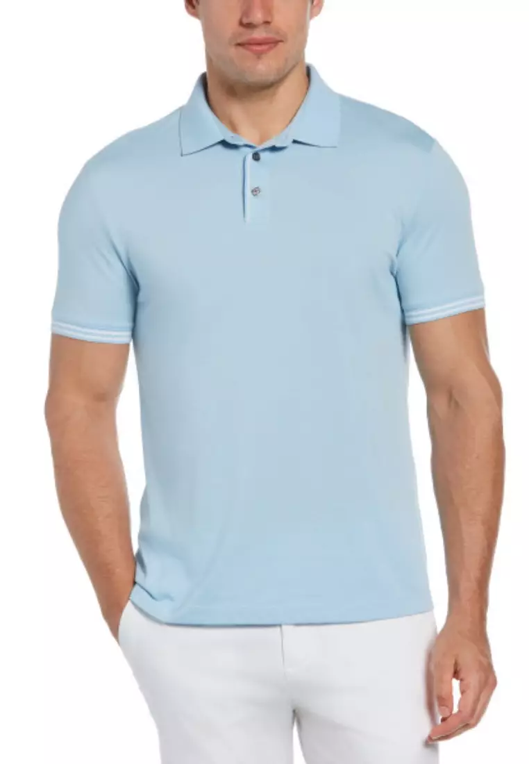 Buy Perry Ellis Icon Polo Shirt Cerulean 2024 Online | ZALORA Philippines