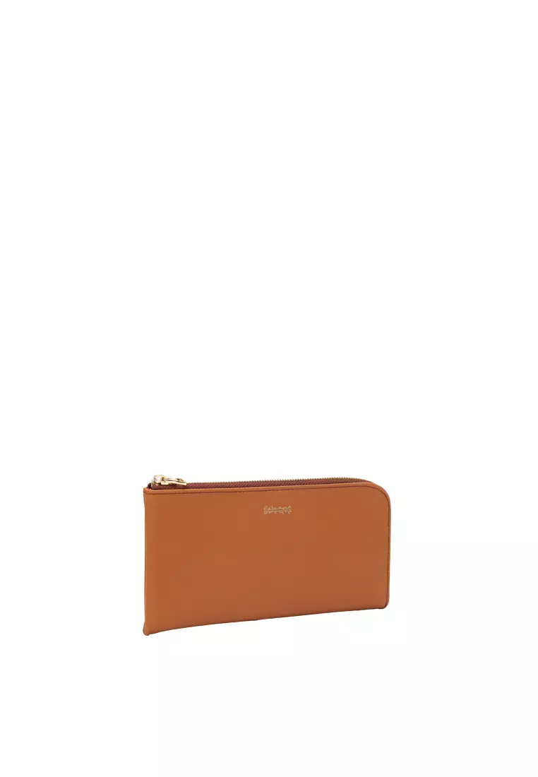 L-Zip Long Wallet - Caramel