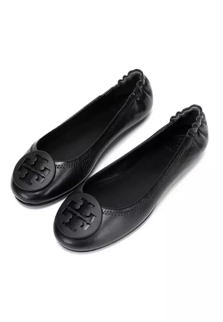 Leather women's flat shoes 49350-006