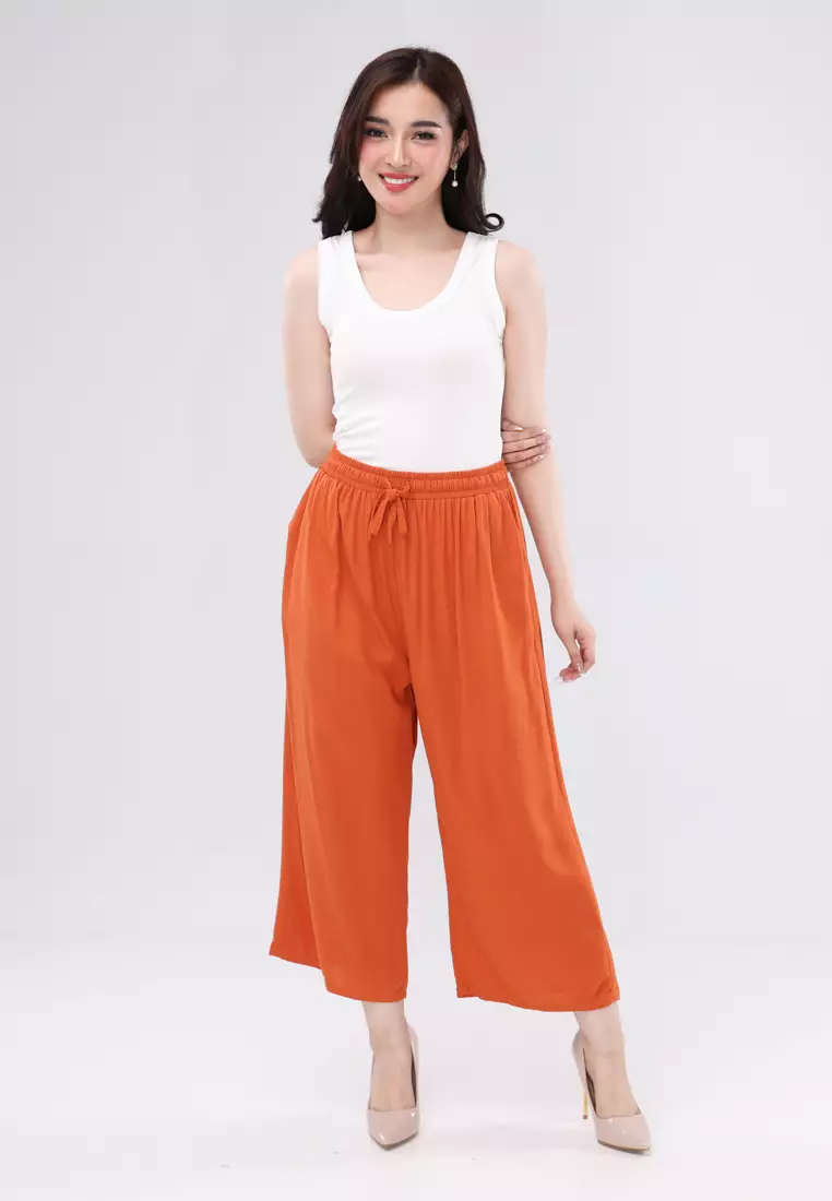 Soft Linen Cullotes Pants
