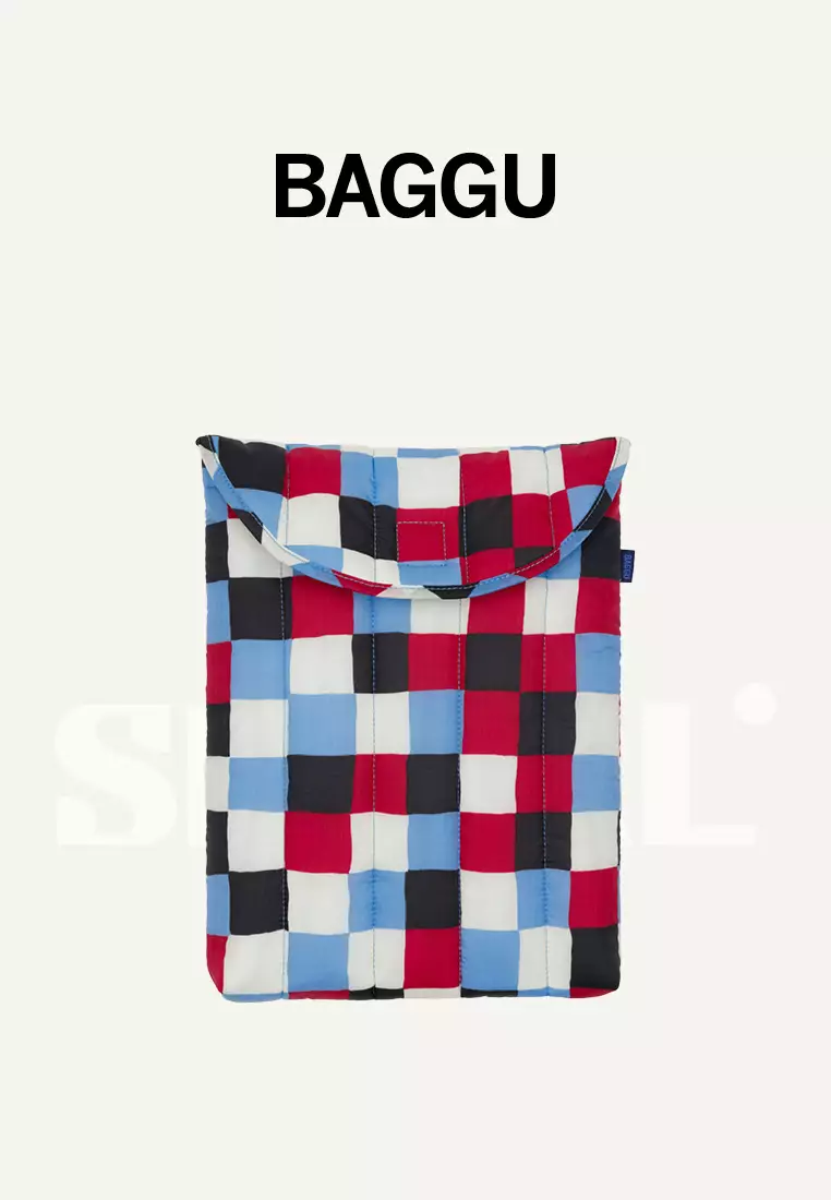 BAGGU - Housse pour ordinateur portable rembourrée 13 imprimé à carreaux multicolore | Urban