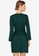 ZALORA OCCASION green Satin Wrap Mini Dress 0FF79AAB6CCB1DGS_6