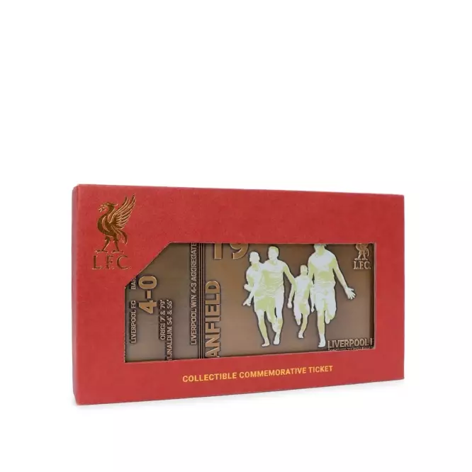 Liverpool FC 4 - 0 Barcelona Ticket - Official LFC Accessories Collectible Tiket