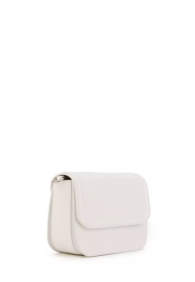 Optic White Iniga Crossbody Mini Sling Bag