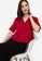 ZALORA WORK red Oversized Shirt D6E7CAA422B6B6GS_1