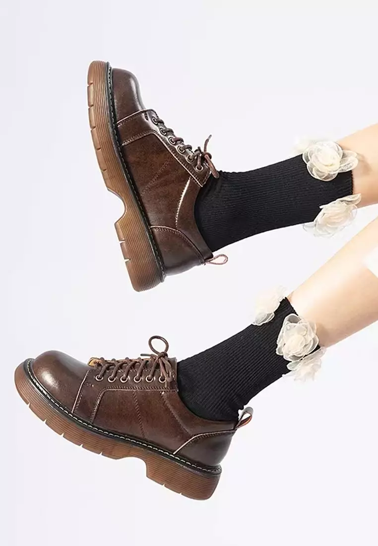 4CM Leather Derby Shoes MZ2755