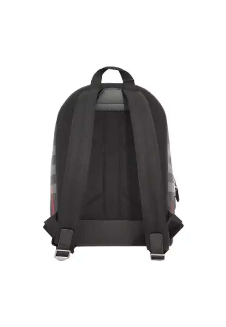 Jeff Check Backpack in Navy/Grey 80840571