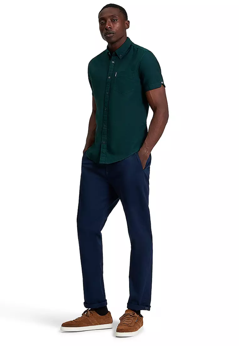 Short Sleeves Signature Oxford Shirt