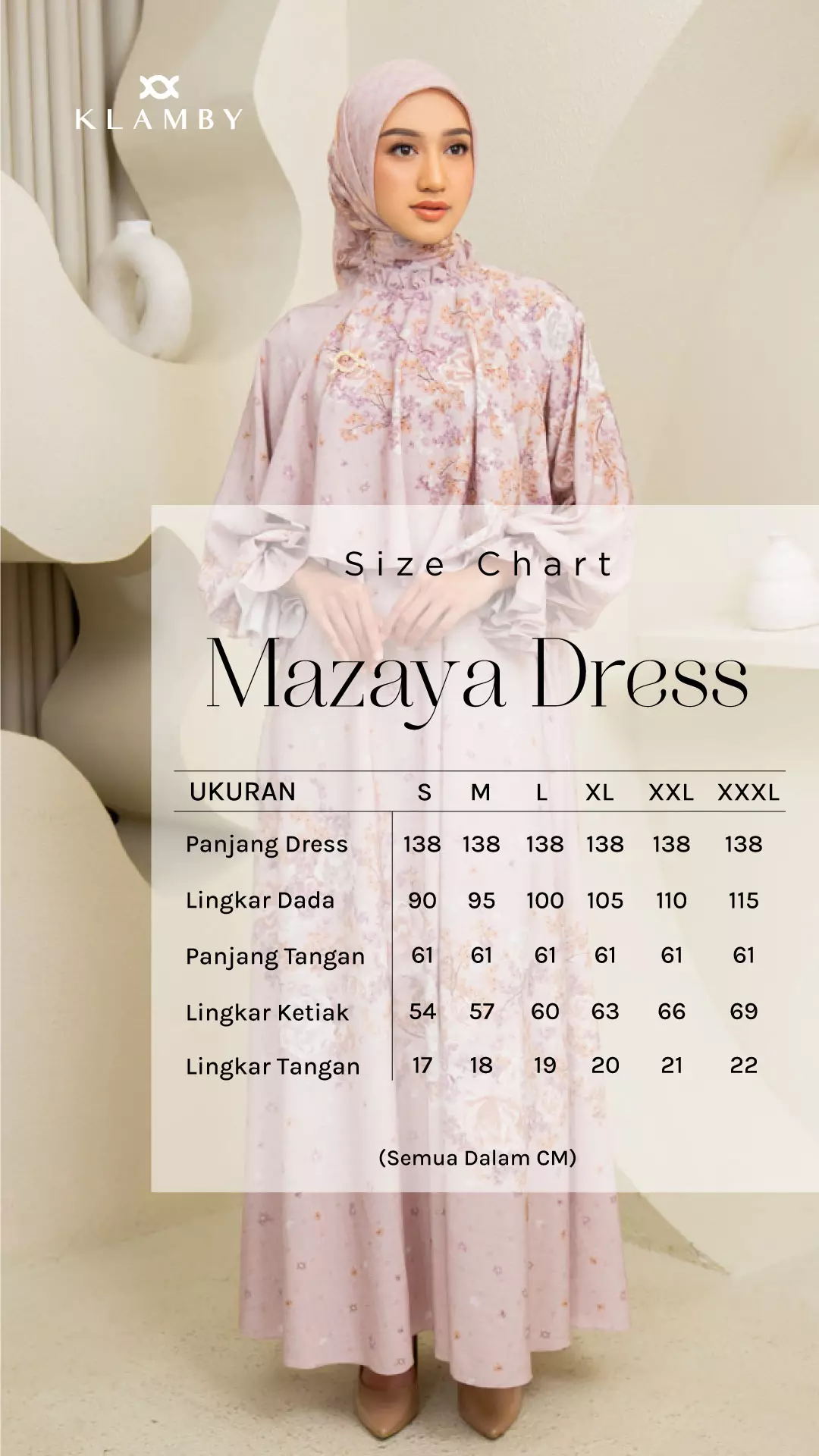 Klamby - Mazaya Dress Scarlet Dust