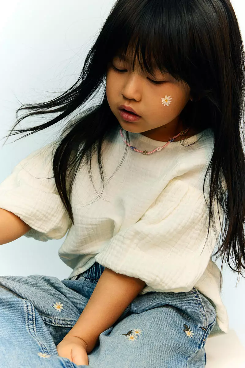 Cotton muslin blouse