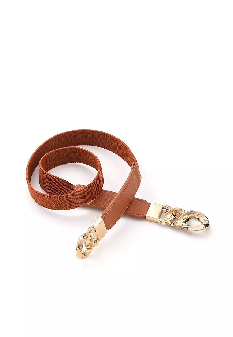 GYKACO TINNA Brown - Ikat Pinggang Wanita - Fashion Belt / Sabuk (Import)