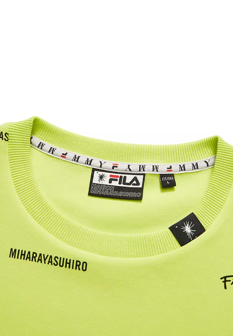 T shirt hotsell fila jaune
