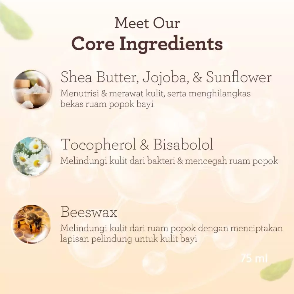 Buds Organics Nappy Change Cream 75Ml - Krim Perawatan Ruam Popok Bayi