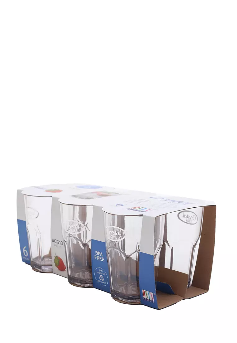 L.Blend 400ML Profil Glass Frosty 2 Set 6