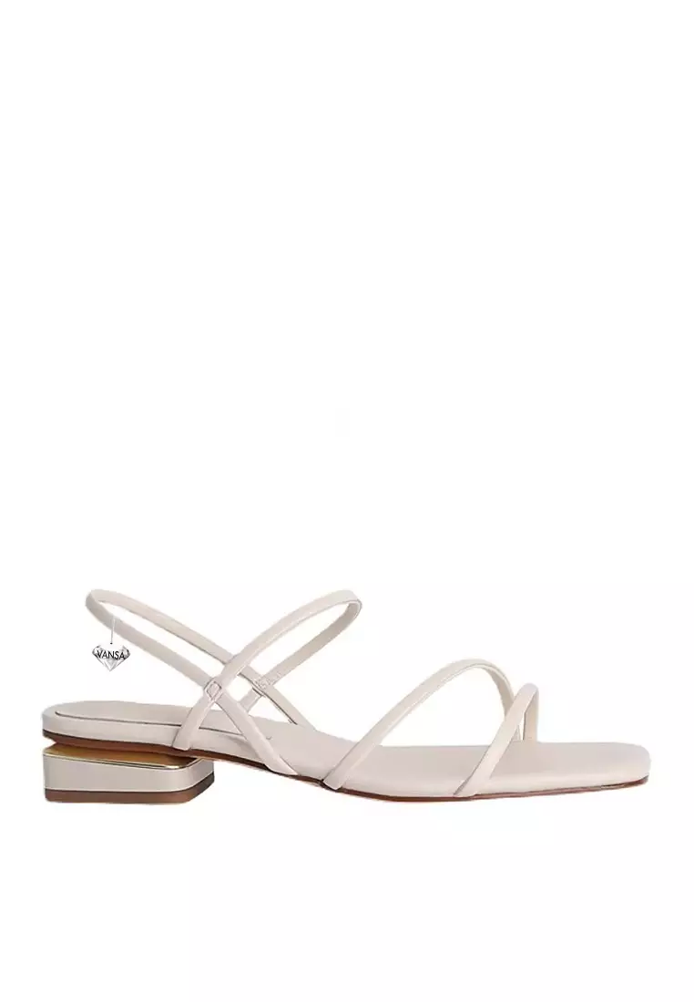 Discount on Twenty Eight Shoes  shoes - SKU: VANSA Simple Strappy Low Heel Sandals VSW-S-918