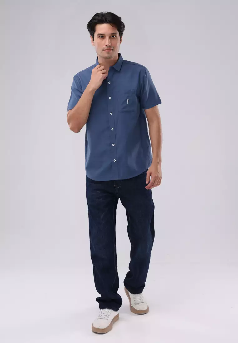 Woven Polo Short Sleeve