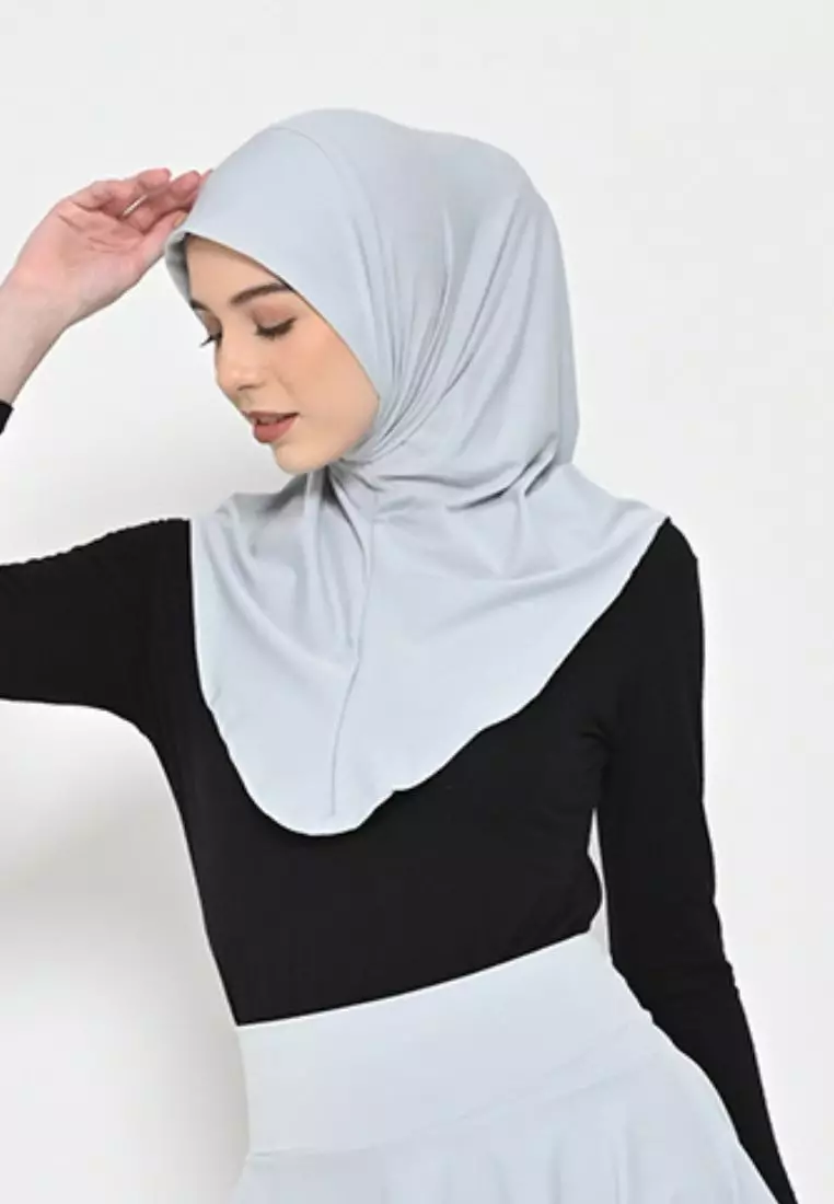 Maisa Hijab Sporty Silver