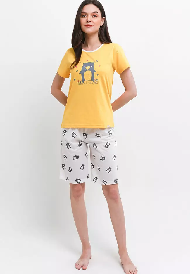 Pyjama Short Sleeve Short Pants Pants Sleepwear