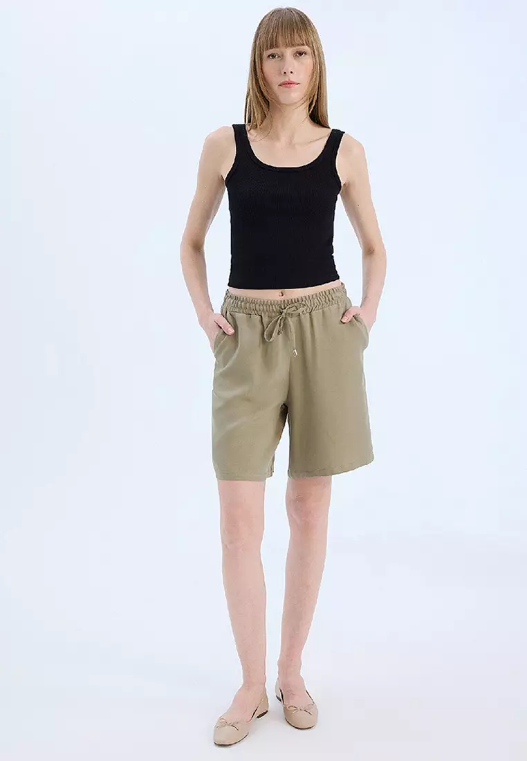 Basic Plain Ribbed Tank Top